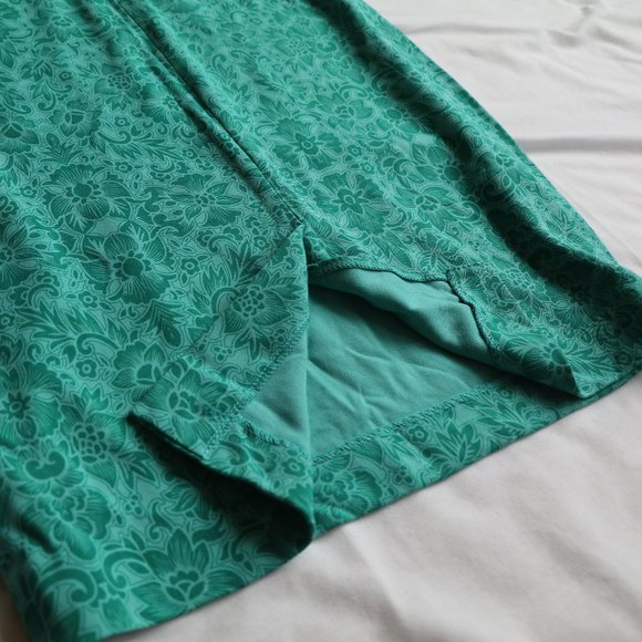 Lord & Taylor Teal High-Waisted Pencil Skirt - Picture 4 of 5